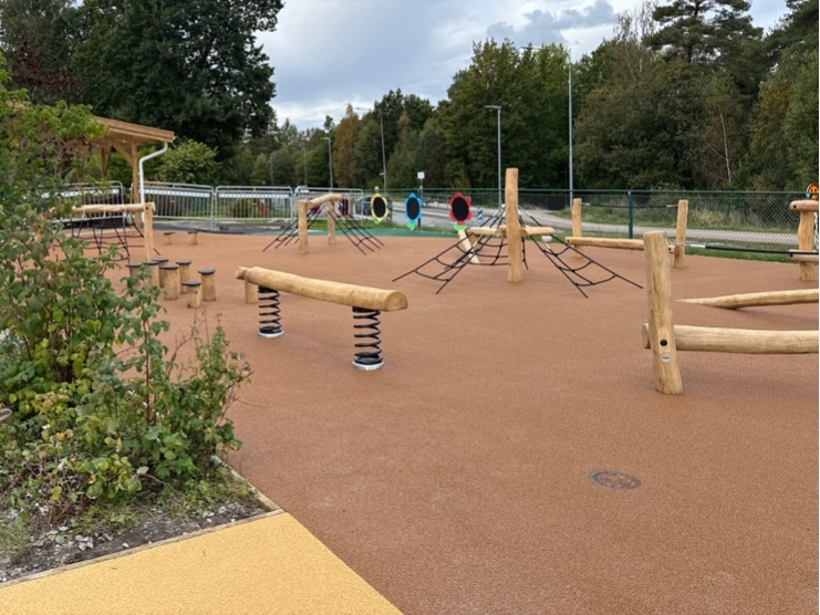 Besiktning utomhusgym